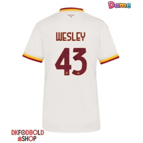 AS Roma Wesley Franca #43 Udebanetrøje Dame 2026-27 Kort ærmer